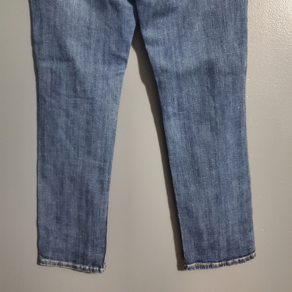 Eunina Sasha Low Rise Relaxed Skinny Crop Distressed Womens Jeans Size 15 - Picture 4 of 7